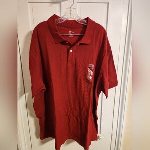 Men's Red Polo Shirt Size 3XL NWT